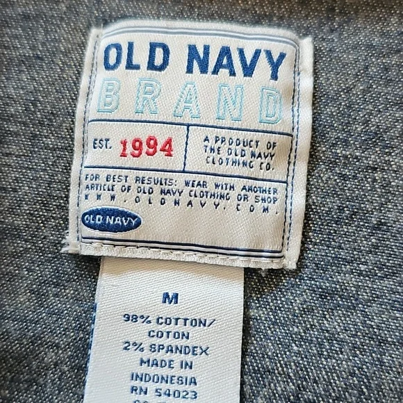 Old Navy Stretch Denim Jean Jacket Women's Size Medium - Picture 6 of 14